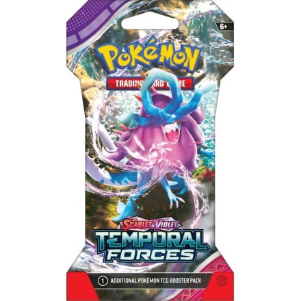 Pokemon SV5 Temporal Forces Sleeved Booster
