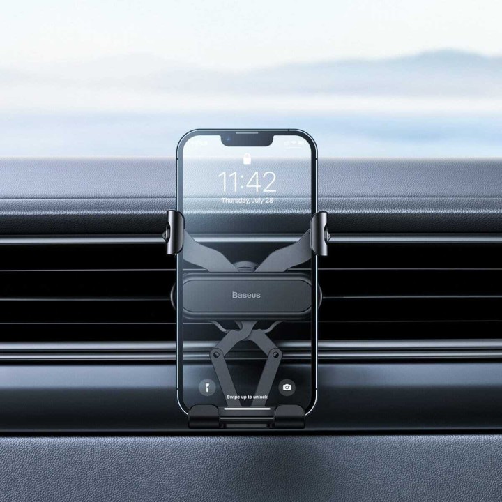 Baseus Car Mount Holder Stable Air Outlet Black