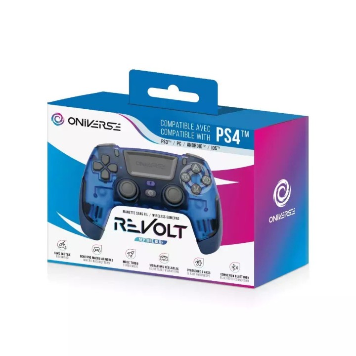 Ασύρματο χειριστήριο Oniverse Revolt Pad Neptune Blue for PC PS4, PS3 Android iOS Wireless Blue