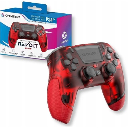 Ασύρματο χειριστήριο Oniverse Revolt Pad Neptune Blue for PC PS4, PS3 Android iOS Wireless Red