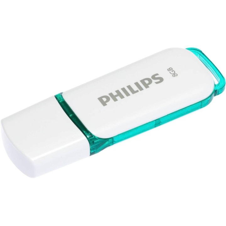 Philips Snow 8GB USB 2.0 Stick Λευκό (FM08FD70B/00) (PHIFM08FD70B-00)