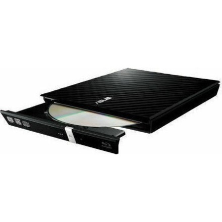 Asus SDRW-08D2S-U Lite External Optical Drive Black (90-DQ0435-UA221KZ) (ASU90-DQ0435-UA221KZ)