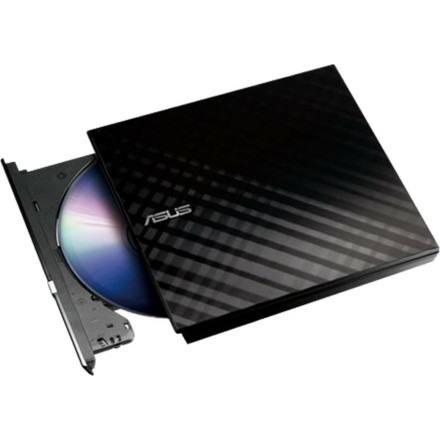 Asus SDRW-08D2S-U Lite External Optical Drive Black (90-DQ0435-UA221KZ) (ASU90-DQ0435-UA221KZ)
