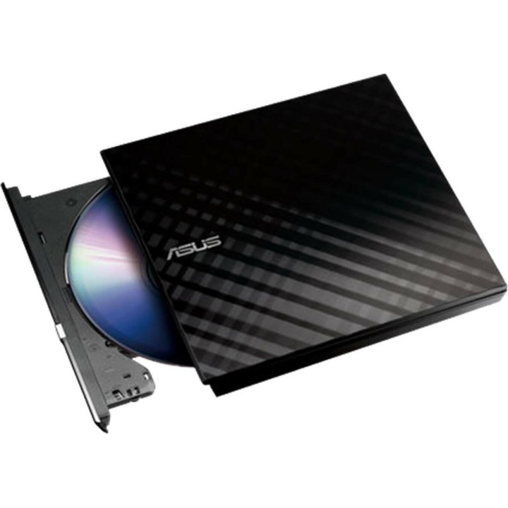 Asus SDRW-08D2S-U Lite External Optical Drive Black (90-DQ0435-UA221KZ) (ASU90-DQ0435-UA221KZ)