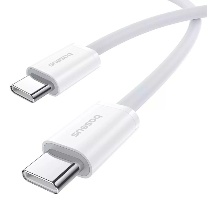 Baseus Superior Series 2 Type C - Type C  30W Λευκό 1m (P10365200211-00)