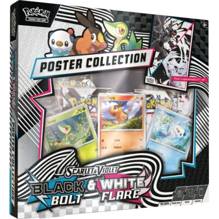 Pokemon SV10.5 Black Bolt and White Flare - Unova Poster Collection