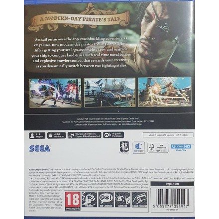 Like a Dragon: Pirate Yakuza in Hawaii PS5 Game Used-Μεταχειρισμένο