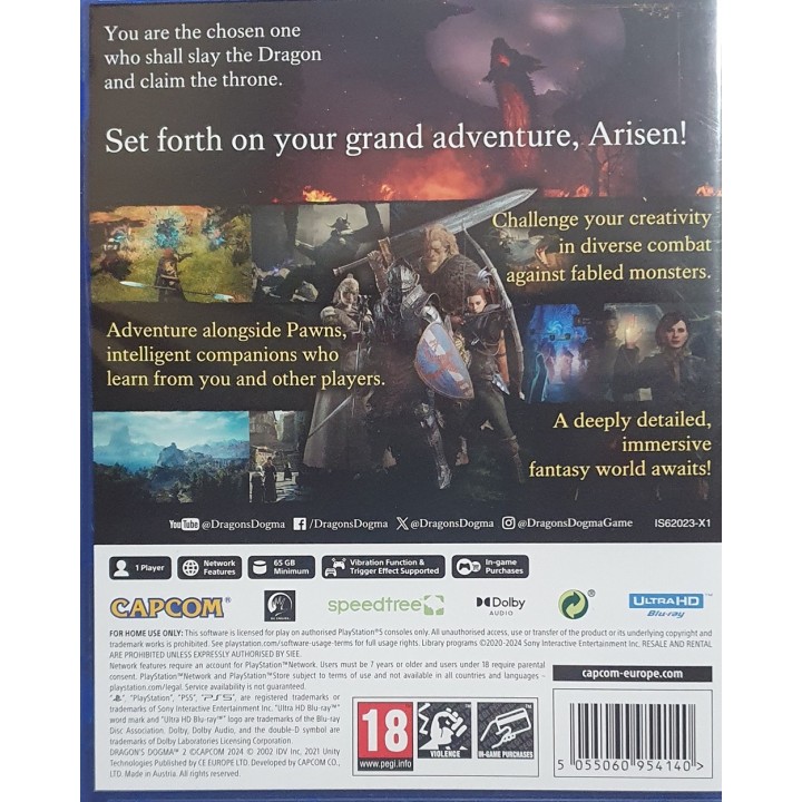 Dragon's Dogma II PS5 Game Used-Μεταχειρισμένο