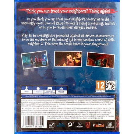 Hello Neighbor 2 PS4 Game