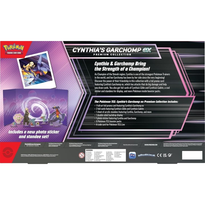 Pokemon Cynthias Garchomp Ex Premium Collection