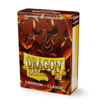 Dragon Shield Small Size Crimson Sleeves 60-Ct(ART10621)