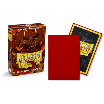 Dragon Shield Small Size Crimson Sleeves 60-Ct(ART10621)