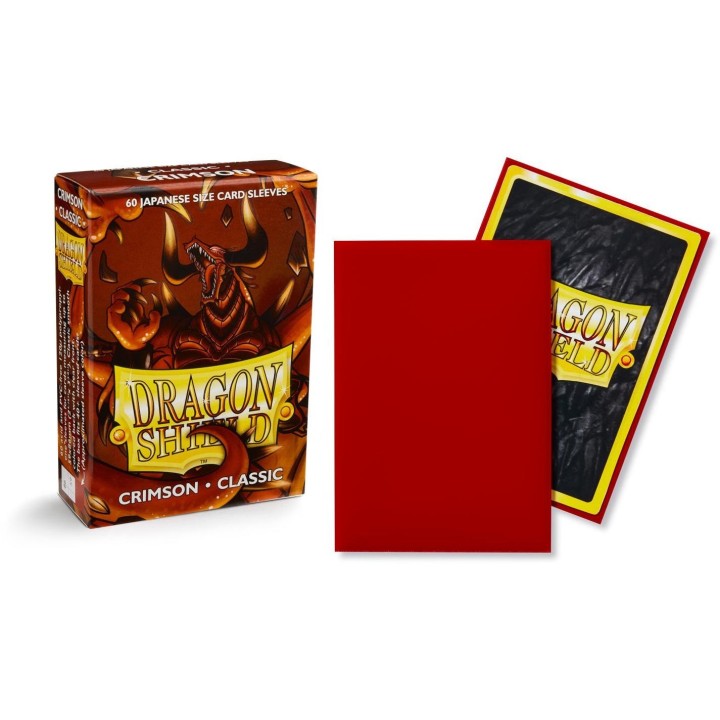 Dragon Shield Small Size Crimson Sleeves 60-Ct(ART10621)