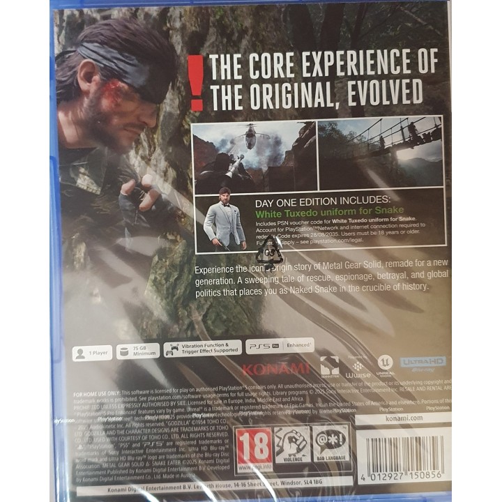 Metal Gear Solid Delta: Snake Eater Day One Edition PS5 Game