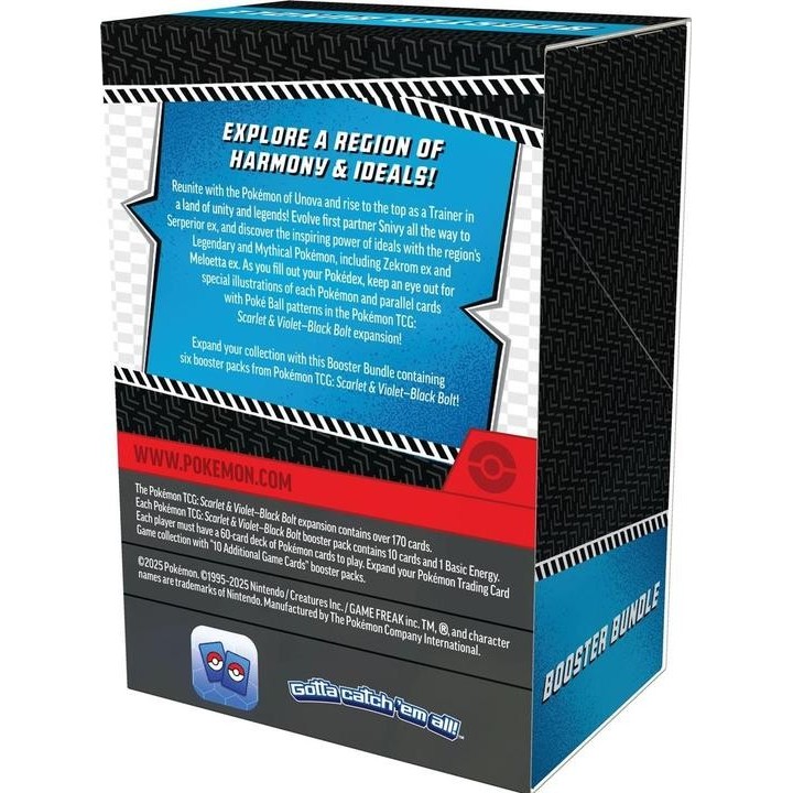 Pokemon SV10.5 Black Bolt Booster Bundle