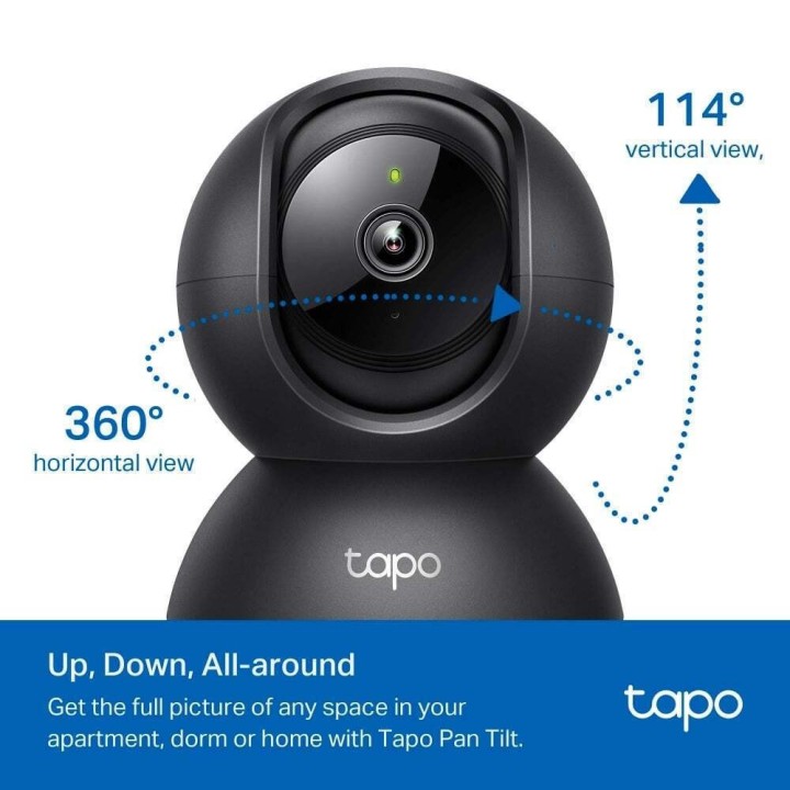 TP-LINK Tapo C201 v1 IP Κάμερα Παρακολούθησης Wi-Fi Full HD 1080p με Αμφίδρομη Επικοινωνία και Φακό 4mm