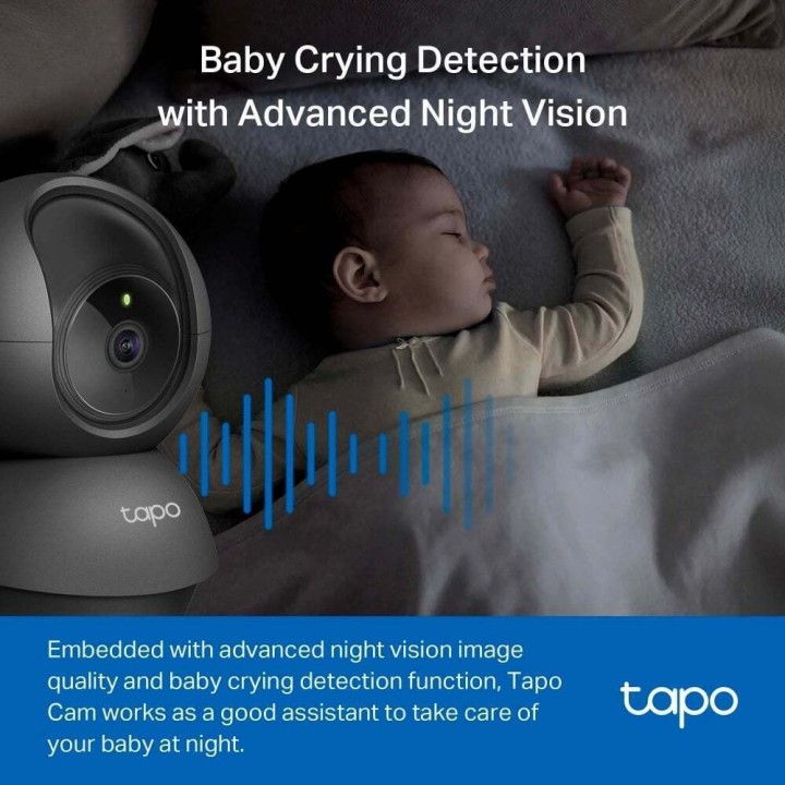 TP-LINK Tapo C201 v1 IP Κάμερα Παρακολούθησης Wi-Fi Full HD 1080p με Αμφίδρομη Επικοινωνία και Φακό 4mm