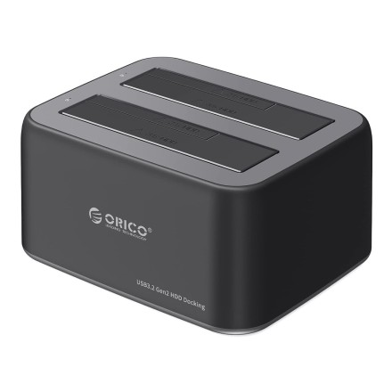 Orico Docking Station για 2 Σκληρούς Δίσκους SATA 2.5" / 3.5" με σύνδεση USB-C (6829C3-V1)