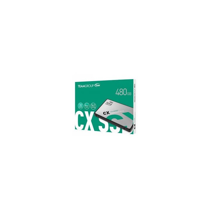 TeamGroup Δίσκος SSD 480GB CX1 SATA III 2.5  (T253X5480G0C101) (TEGT253X5480G0C101)
