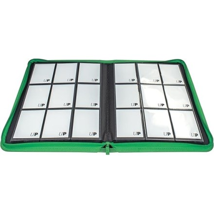 Ultra Pro 9-Pocket Zippered Pro-Binder - Green(REM15901)
