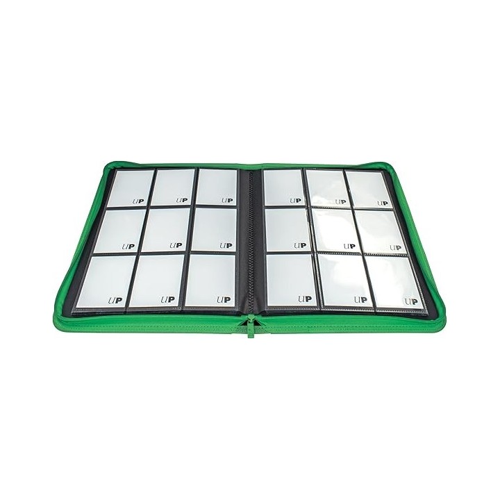 Ultra Pro 9-Pocket Zippered Pro-Binder - Green(REM15901)