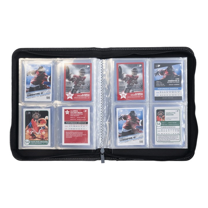 Ultra Pro 4-pocket Zippered Premium Pro-binder Toploader Black 1τμχ(REM16219)