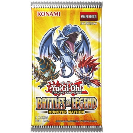 Yu-gi-oh Battle Legends Monster Mayhem Booster 1 Τμχ (KON191996)