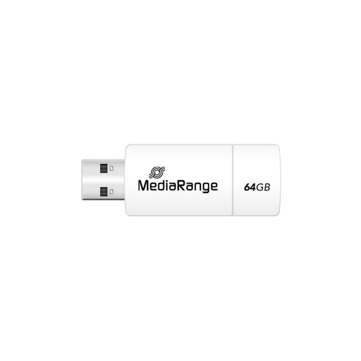 MediaRange USB 2.0 flash drive, color edition, light blue, 64GB (MR974)