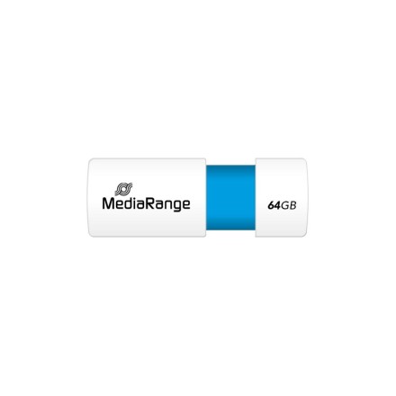 MediaRange USB 2.0 flash drive, color edition, light blue, 64GB (MR974)