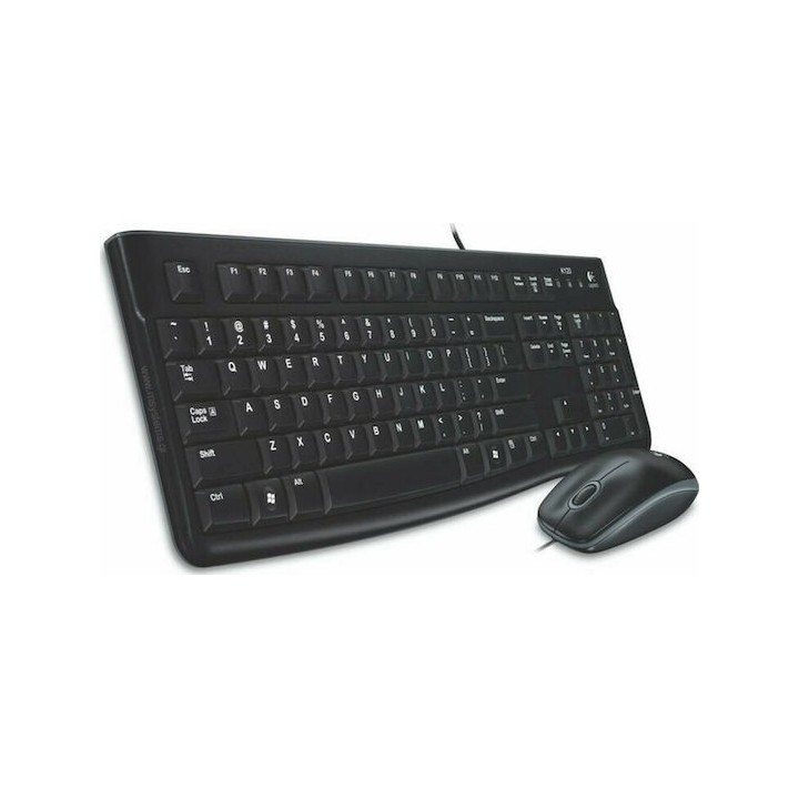 Logitech MK120 Desktop Combo GR (Black, Wired) (LOGMK120)
