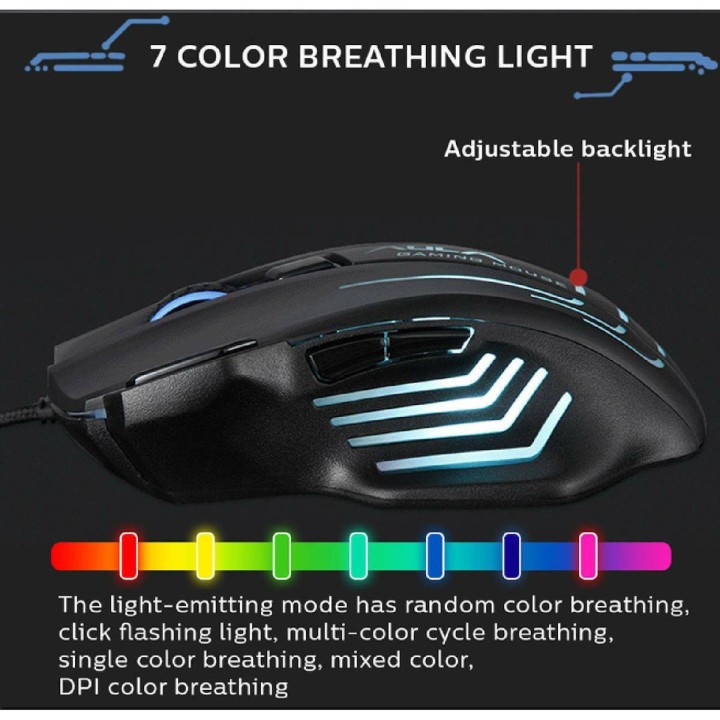 Aula Mountain S18 RGB Gaming Ποντίκι 6400 DPI Μαύρο