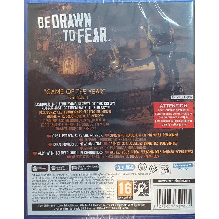 Bendy and the Dark Revival PS5 Game