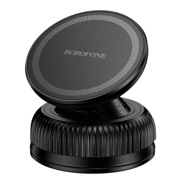 BOROFONE BH139 Rider Universal Vacuum Suction Cup Magnetic Phone Holder(Black)