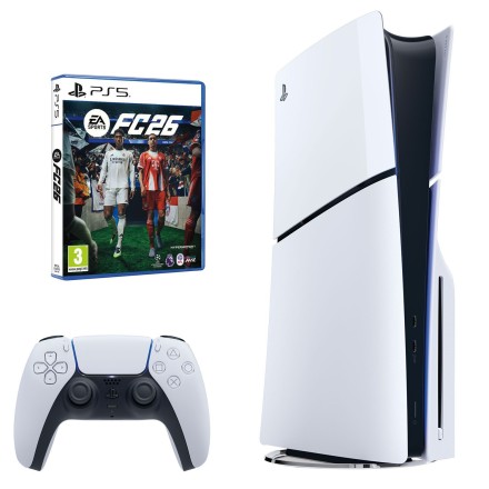 Sony PlayStation 5 BluRay Slim Edition 1TB + EA Sports FC26 (PS5)
