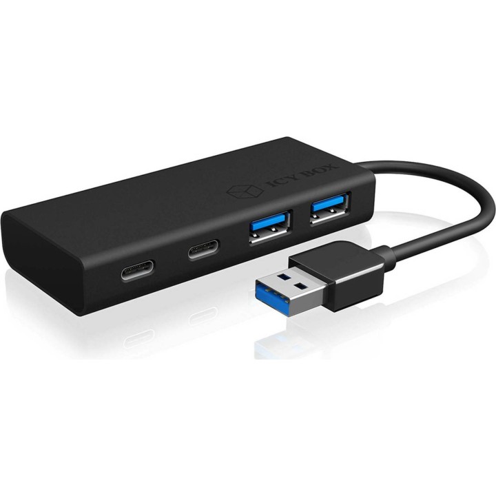 RaidSonic ICY BOX USB 3.0 Hub 4 Θυρών με σύνδεση USB-A (IB-HUB1426-U3)