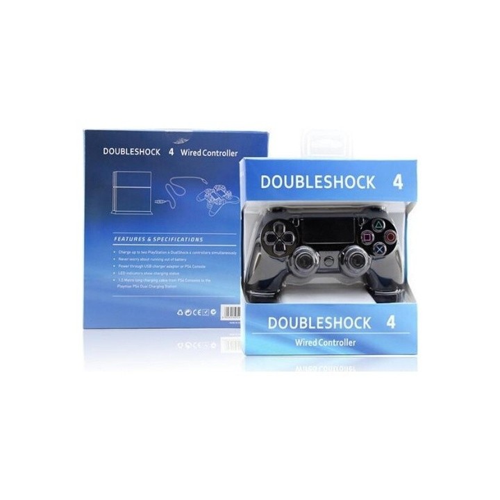 Ασύρματο Χειριστήριο Doubleshock 4 Bluetooth για PS4 Χρώμα Μαύρο