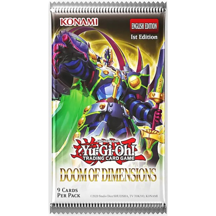 Yu-Gi-Oh Doom Of Dimensions Booster Display-Φακελάκι(KON192368)