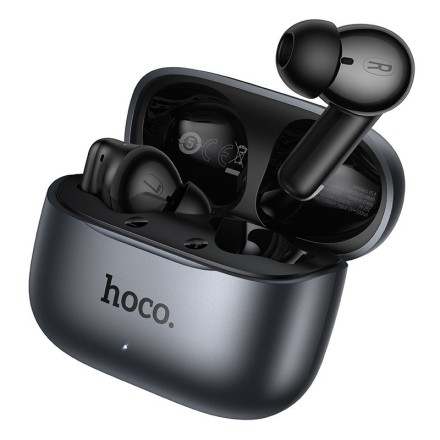Hoco EQ27 ANC+ENC Bluetooth Earphones με Έξυπνο Μεταφραστή AI Μαύρο Μαύρα