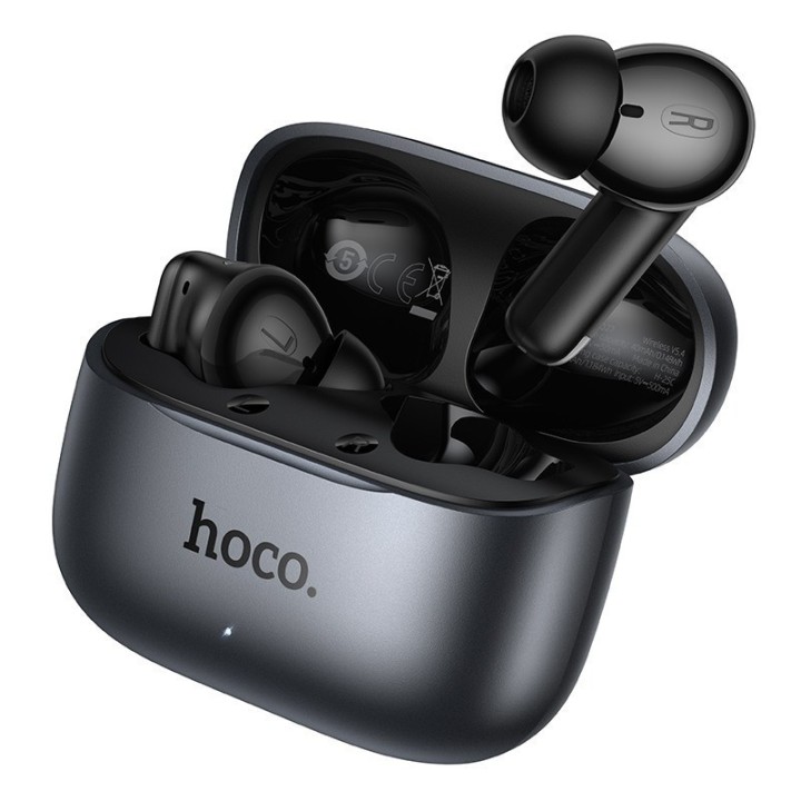 Hoco EQ27 ANC+ENC Bluetooth Earphones με Έξυπνο Μεταφραστή AI Μαύρο Μαύρα