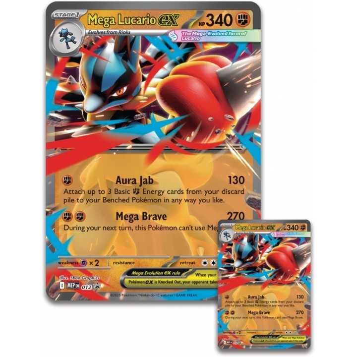 Mega Lucario ex Figure Collection