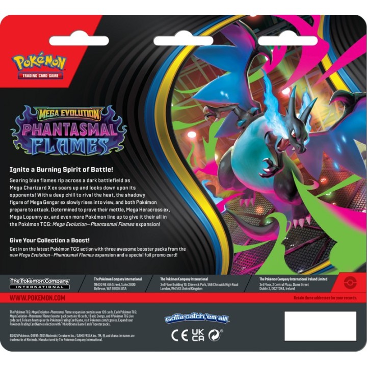 Pokemon Mega Evolution Phantasmal Flames 3 Pack Blister Sneasel