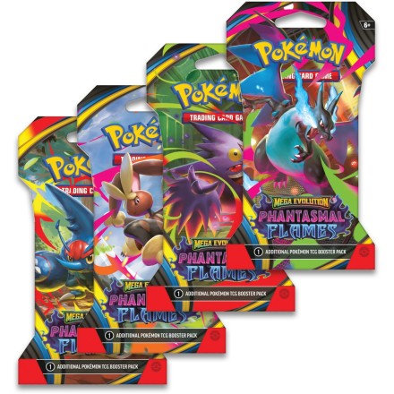 Pokemon TCG Mega Evolution: Phantasmal Flames - Sleeved Booster