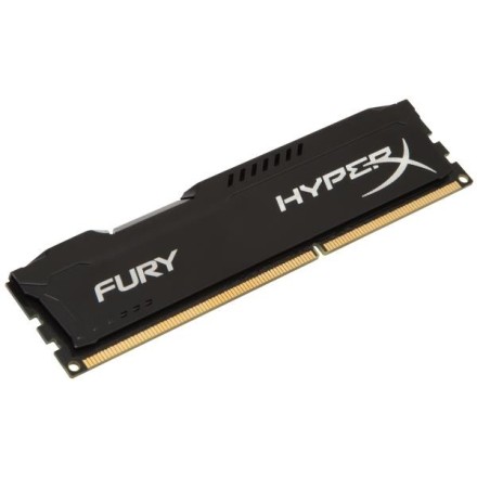 HyperX Fury Black 8GB DDR3-1866MHZ CL10 DIMM (HX318C10FB/8) Μνήμη RAM