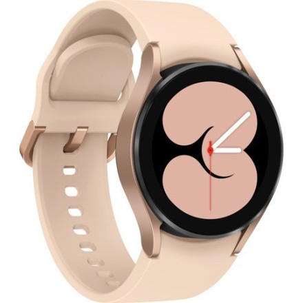 Samsung Galaxy Watch4 Aluminium 40mm Αδιάβροχο με Παλμογράφο (Pink Gold)