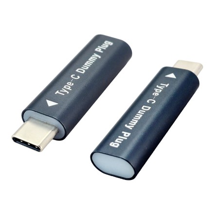 POWERTECH USB-C dummy plug CAB-UC094, 4K/60Hz, γκρι