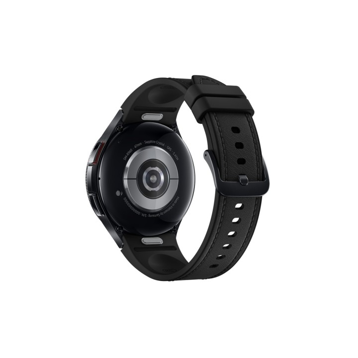 Samsung Galaxy Watch6 Classic Bluetooth Stainless Steel 47mm Αδιάβροχο με Παλμογράφο (Μαύρο) Open Box