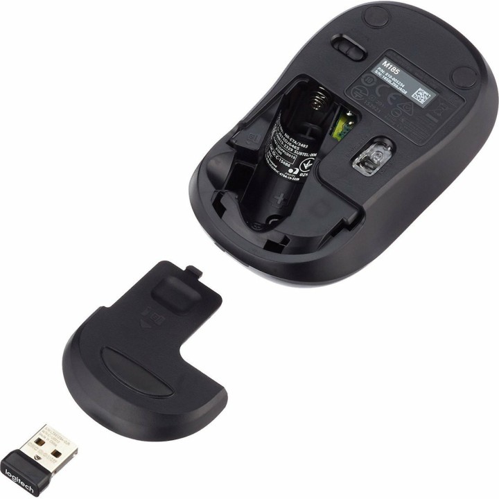 Logitech M185 Wireless Mouse -SWIFT GREY- EWR2 (910-002235)