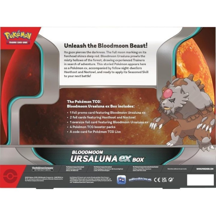 Pokemon Bloodmoon Ursaluna Ex Box(POK858819)