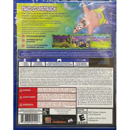 SpongeBob Squarepants - The Patrick Star Game PS4 GAME