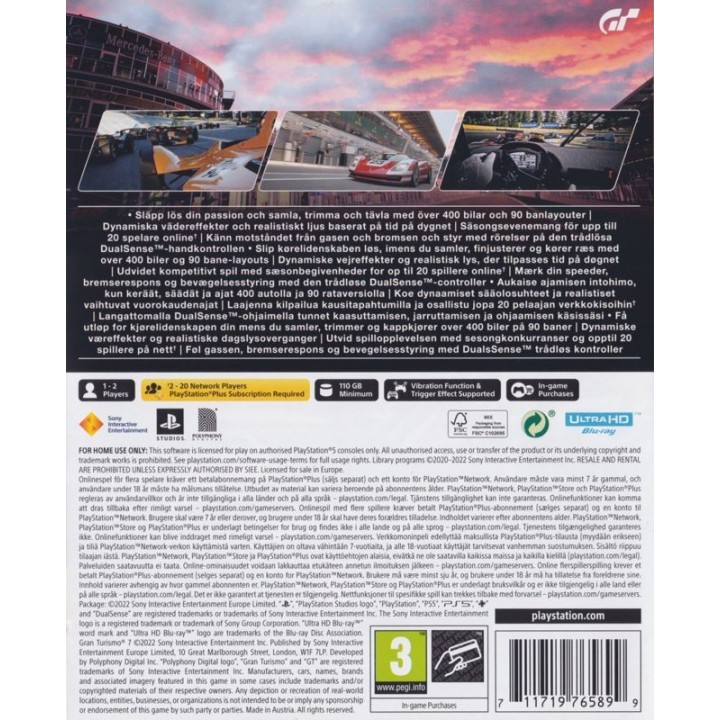 Gran Turismo 7 PS5 Game Eng